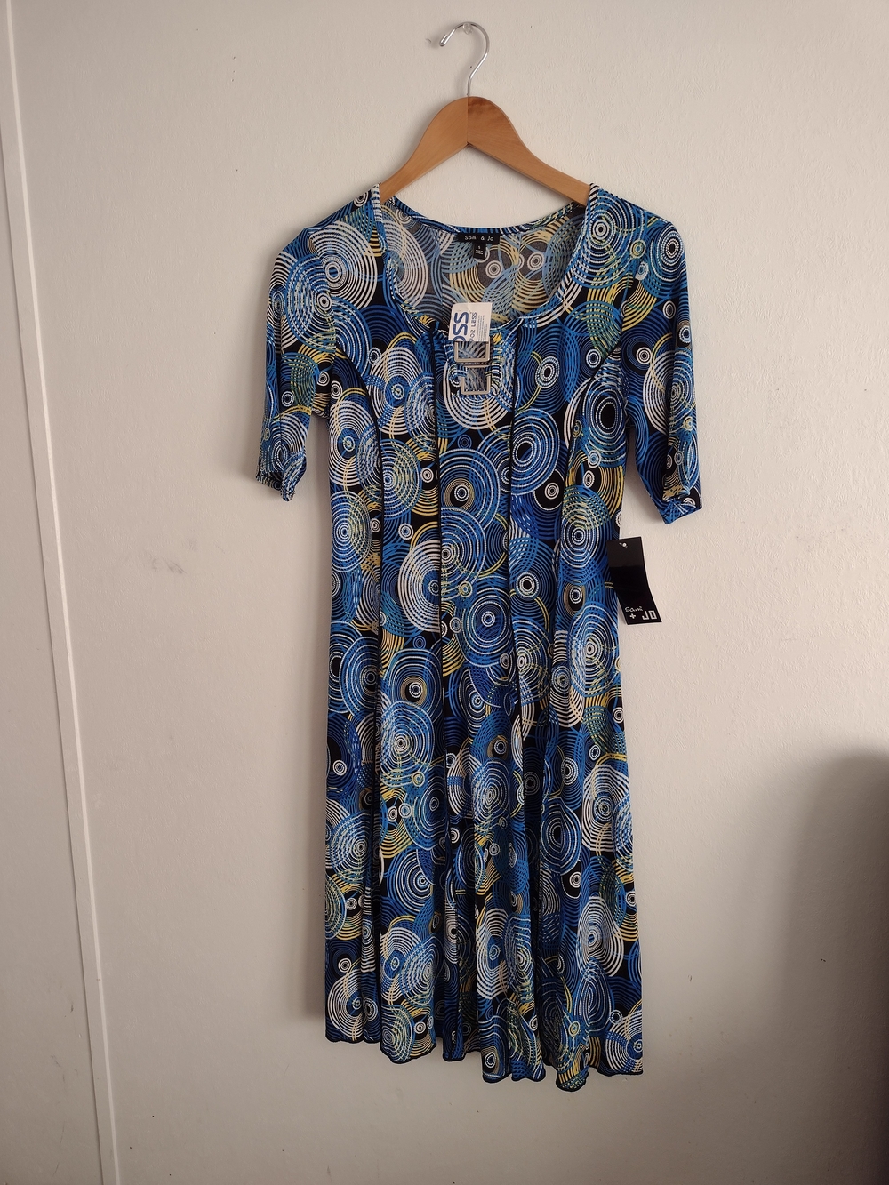 Sami & Jo Blue Summer Dress Small